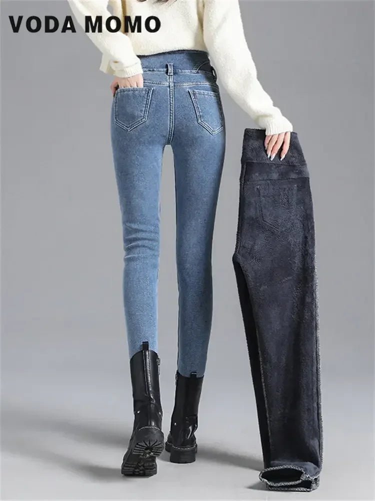Winter Jeans high waist - VISSON