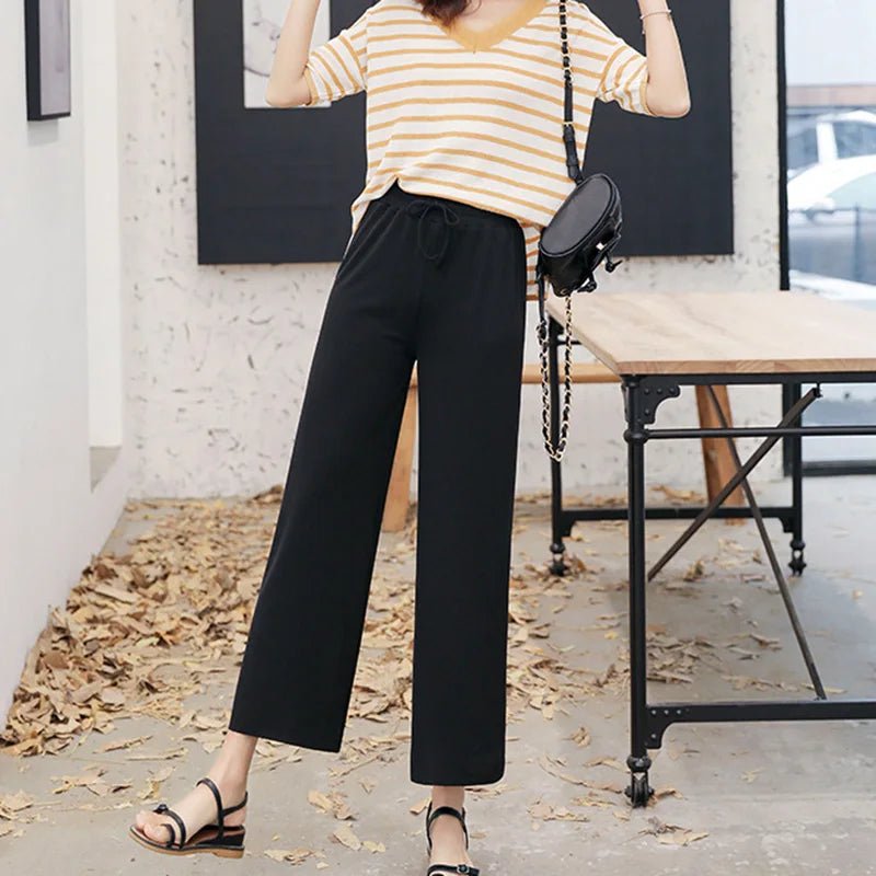 Length Wide Leg Pants Casual Summer - VISSON