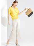 Length Wide Leg Pants Casual Summer - VISSON